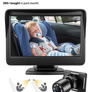Black Car Backseat Monitor with Camera